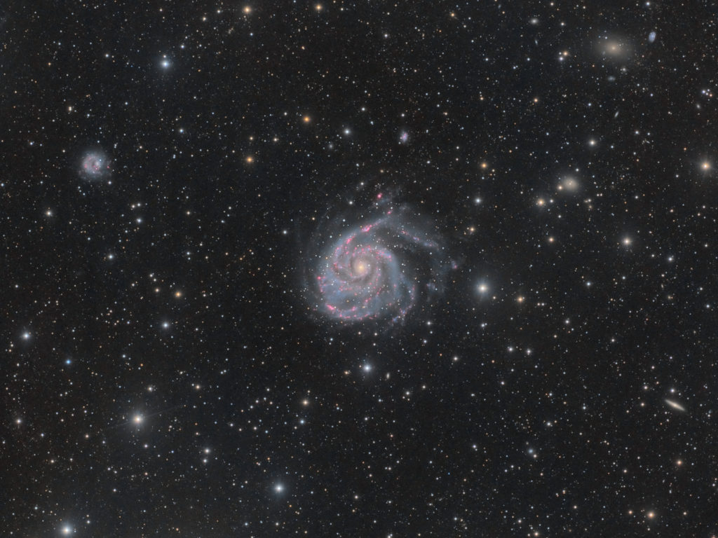 Messier 101 - Pinwheel Galaxy (Feuerrad-Galaxie), (DSW), New Mexico, 2019