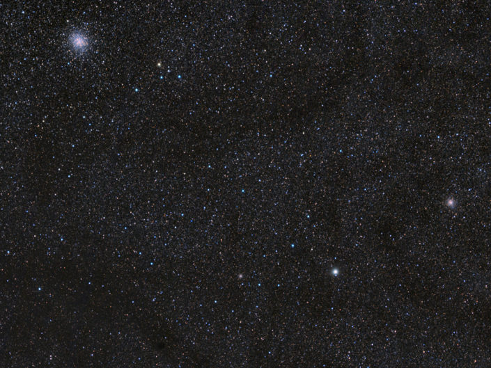 Messier 22 and 28, France, Banon, 2011