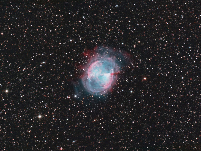 Messier 27 - Dumbell Nebula (Hantelnebel), France, Banon, 2012