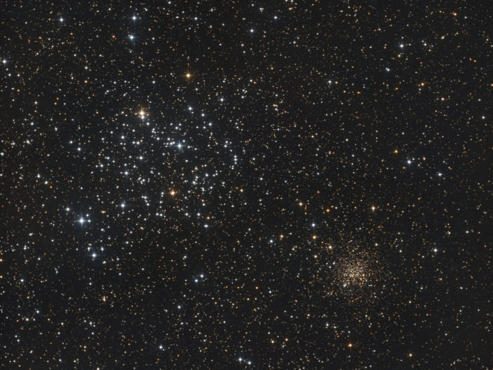 Messier 35 and NGC 2158, Krefeld, 2015