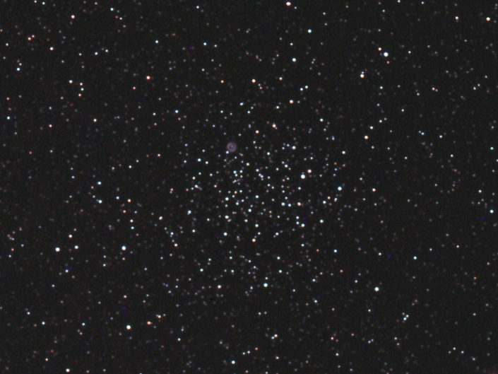 Messier 46 (OC) and NGC 2438 (PN), Krefeld, 2008