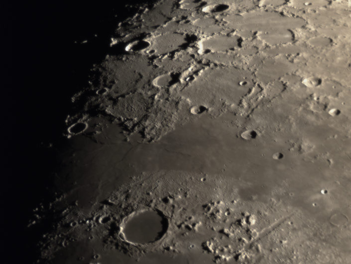 Moon (Plato, Alpental, Fontenelle, Anaxagoa, Scoresby), Krefeld, 2018-02-24