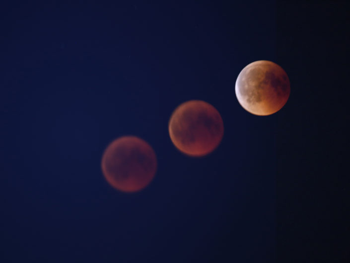 Lunar Eclipse, Halde Norddeutschland, 2018-07-27