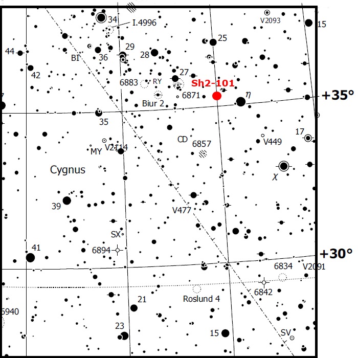 Sh2-101 finder chart