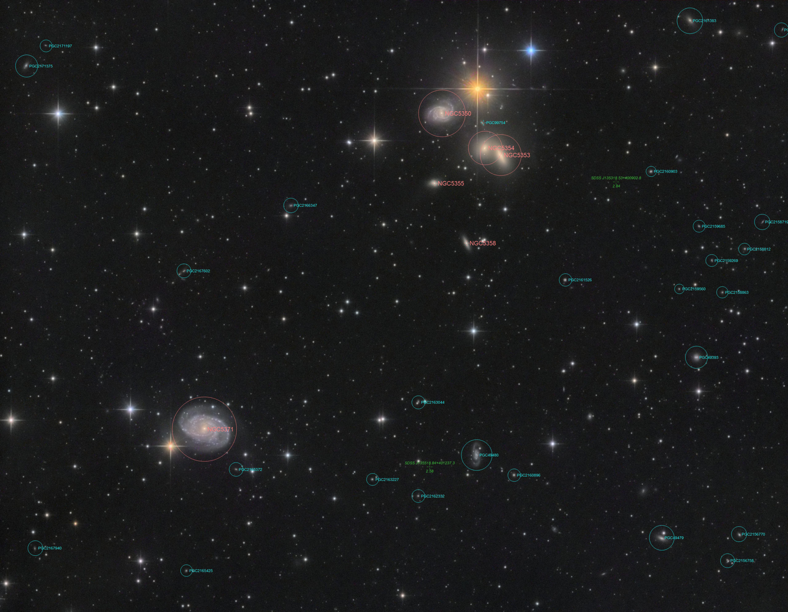 HCG 68 and NGC 5371