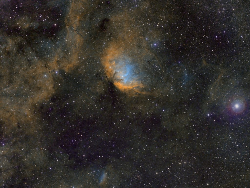 Sh2-101 Hubble palette