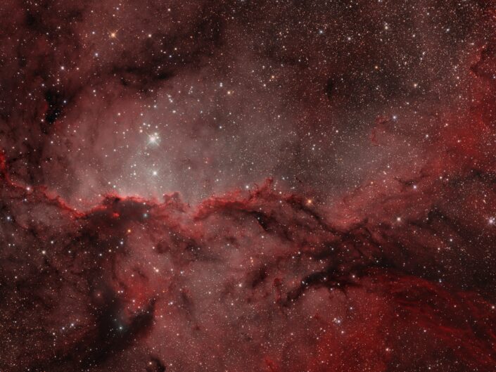 NGC 6188 Fighting Dragons, Astrofarm Tivoli, Drebach South Observatory, 2022