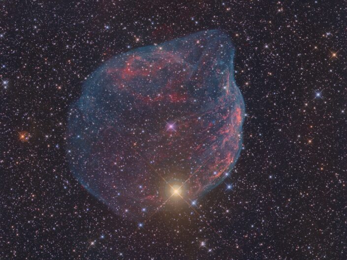 Sh2-308 Dolphin Head Nebula, Astrofarm Tivoli, Drebach South Observatory, 2022
