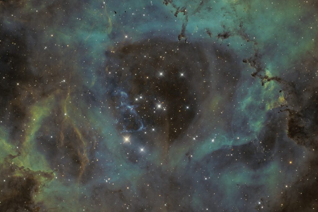 Sh2-275 with NGC 2244 Rosette Nebula, (Insight Observatory), China, 2021