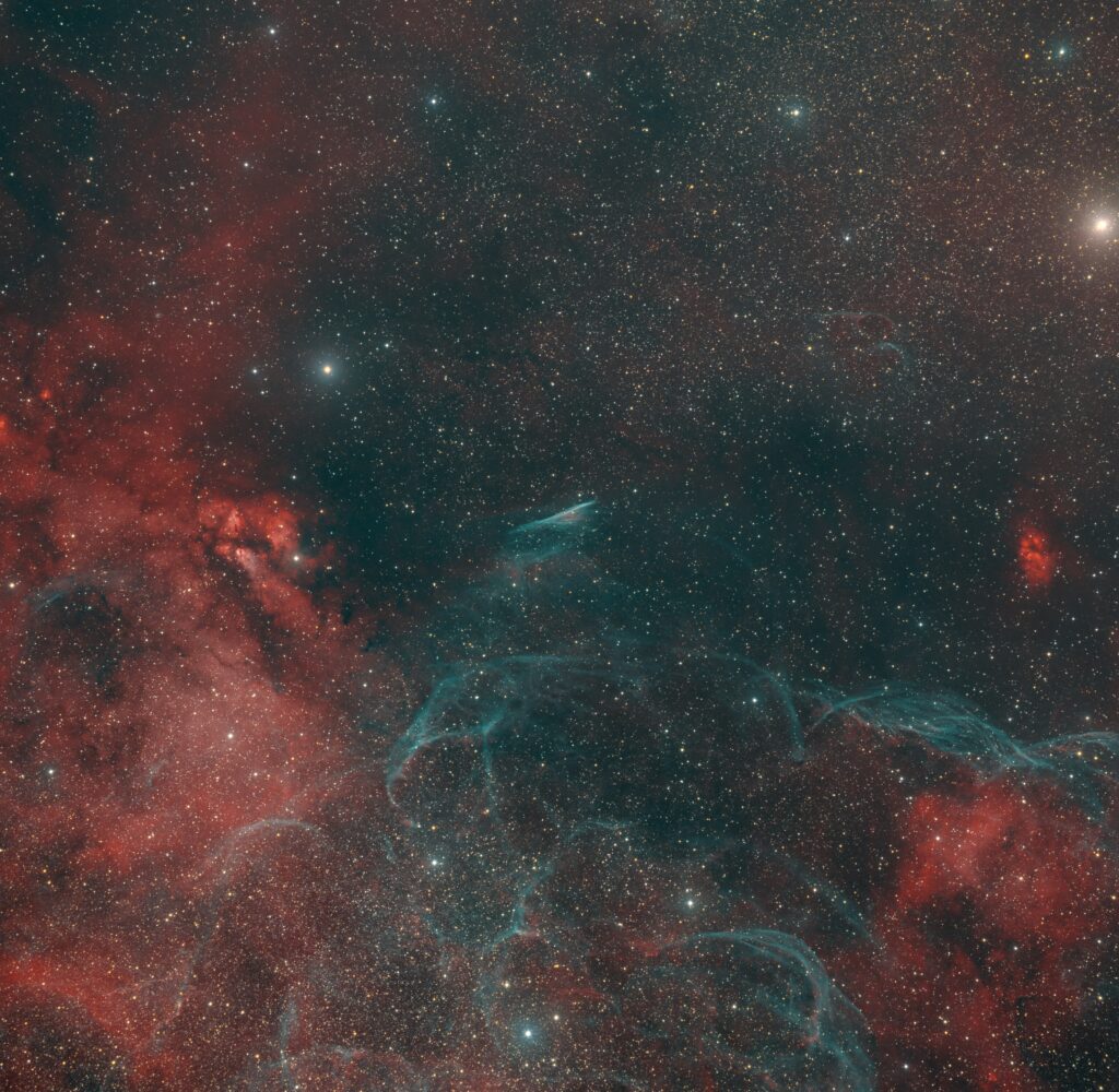 NGC 2736 Pencil Nebula, (AUS-2 Telescope Live), 2021