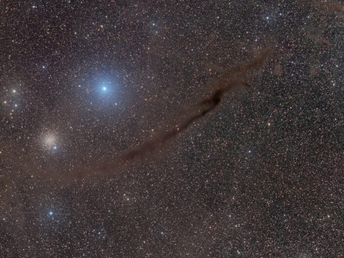 Dark Doodad with NGC 4372, (AUS-2 Telescope Live), 2022