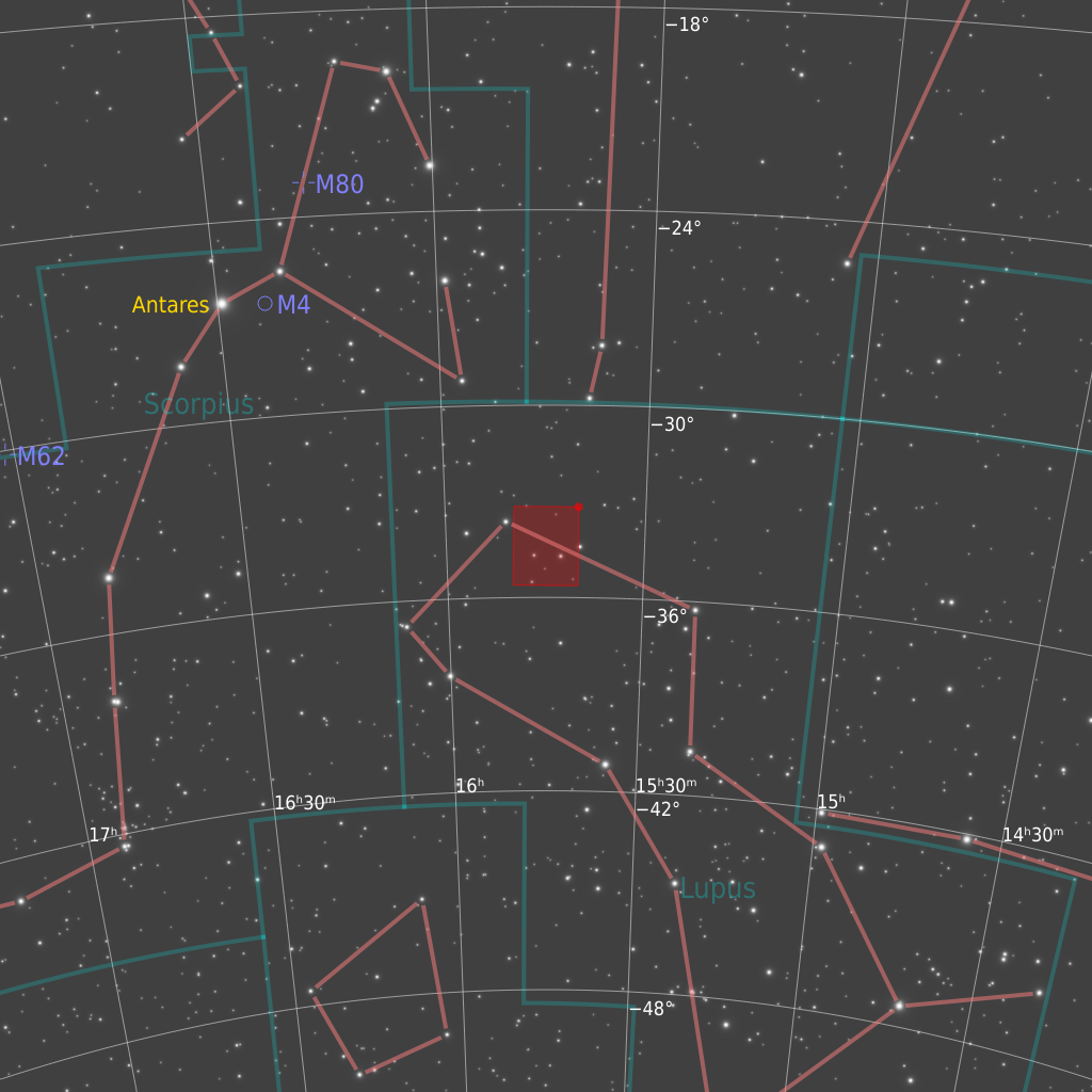 Barnard 228 Finder Chart