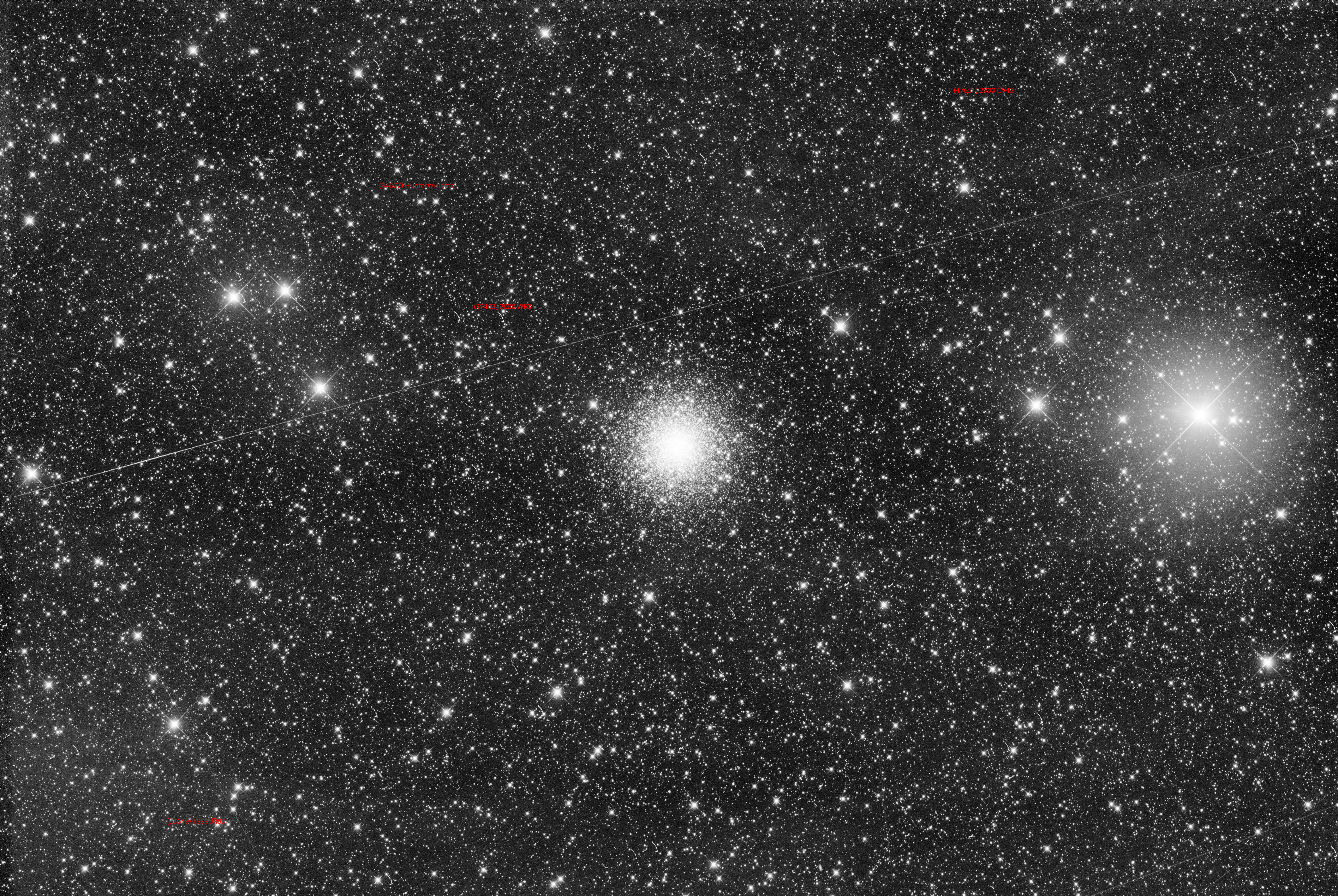 Messier 10 asteroids