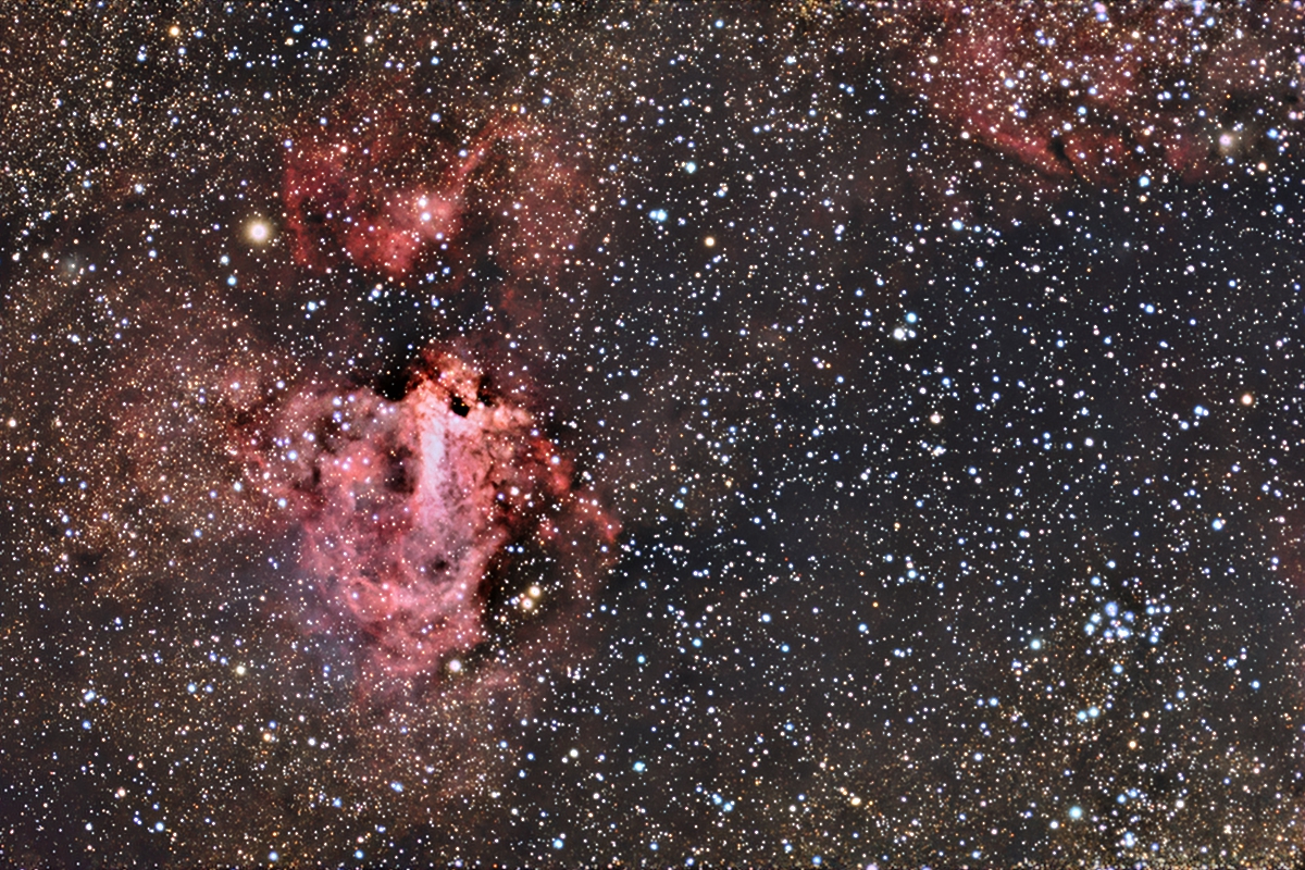 Messier 17, Astrofarm Tivoli, Namibia, 2008
