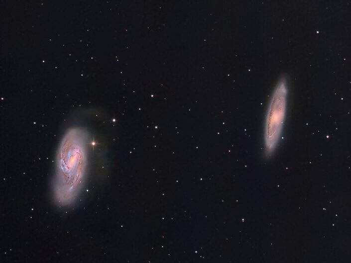 Messier 65 and Messier 66, Krefeld, 2012