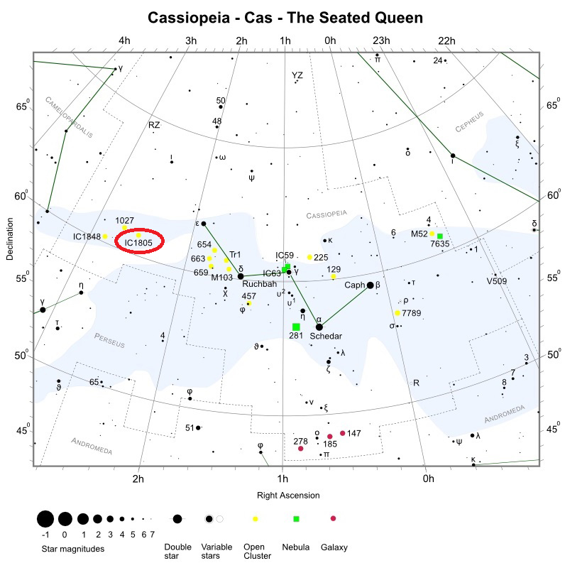 IC 1805 Finder Chart