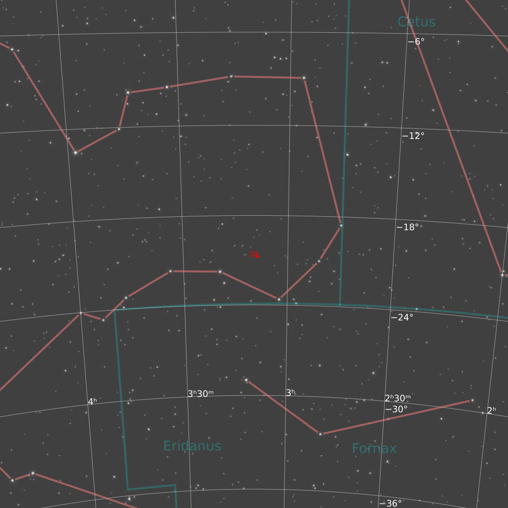 NGC 1232 Finder Chart