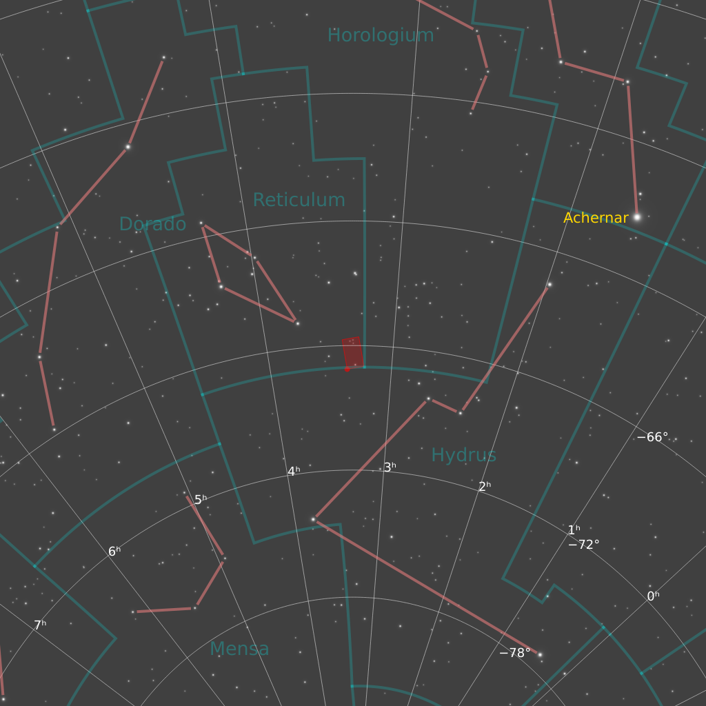 NGC 1313 Finder Chart