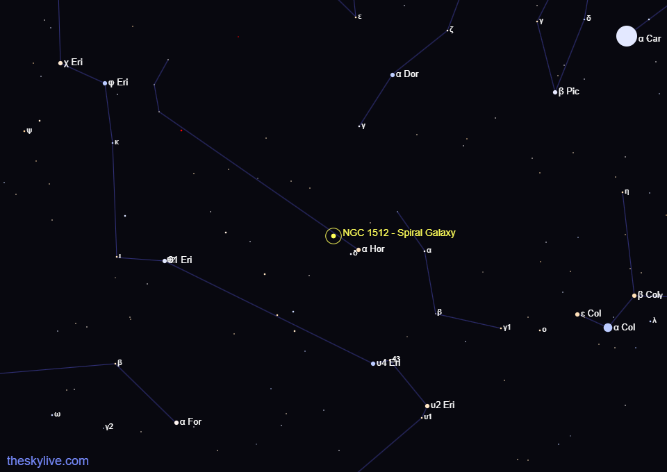 NGC 1512 Finder Chart