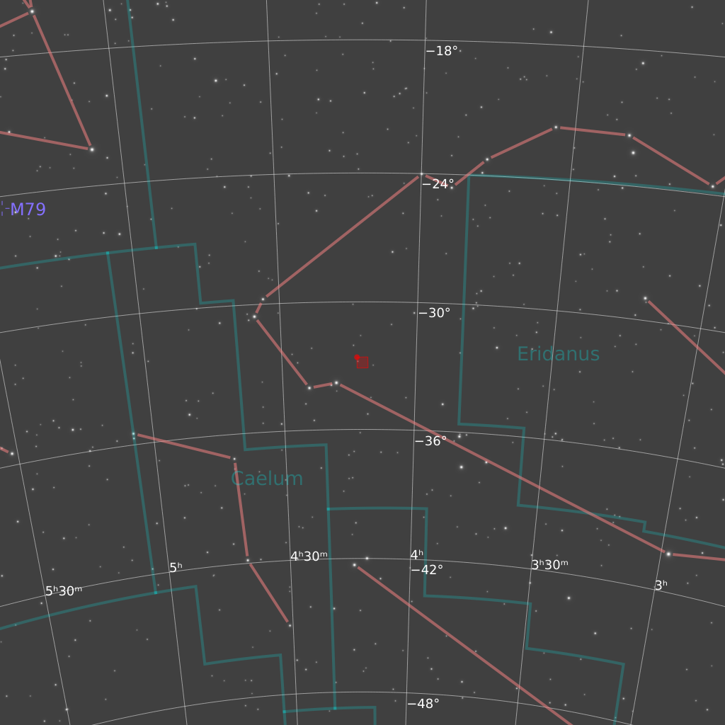 NGC 1532 Finder Chart