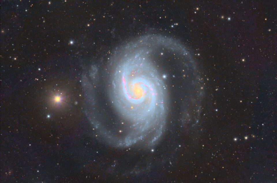 NGC 1566, Telescope Live, Chile, 2022