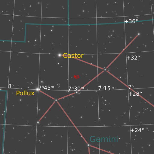 NGC 2371 Finder Chart