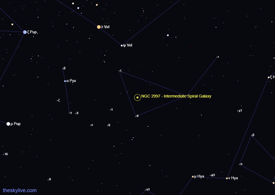 NGC 2997 Finder Chart