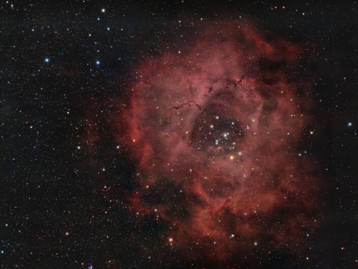NGC 2244 and Sh2-275, Krefeld, 2007