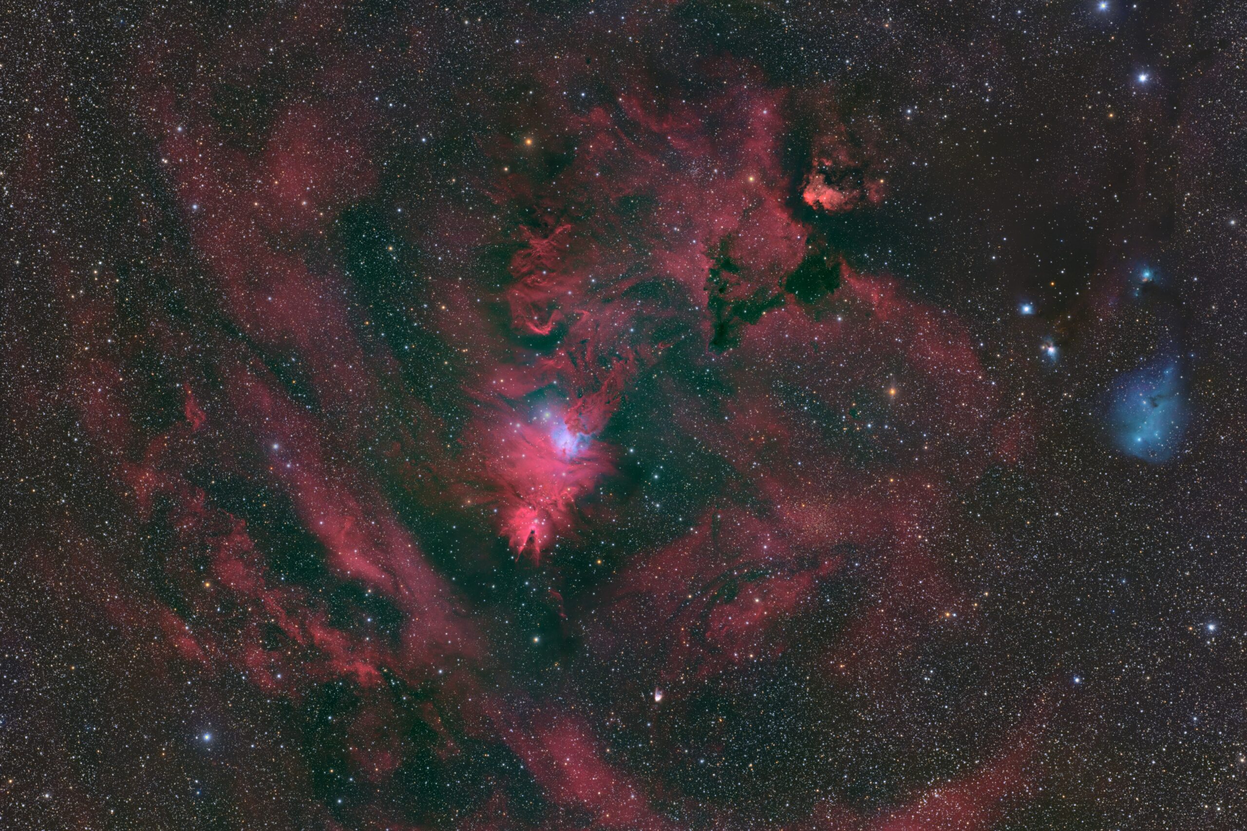 NGC 2264, Telescope Live, Spain, 2023