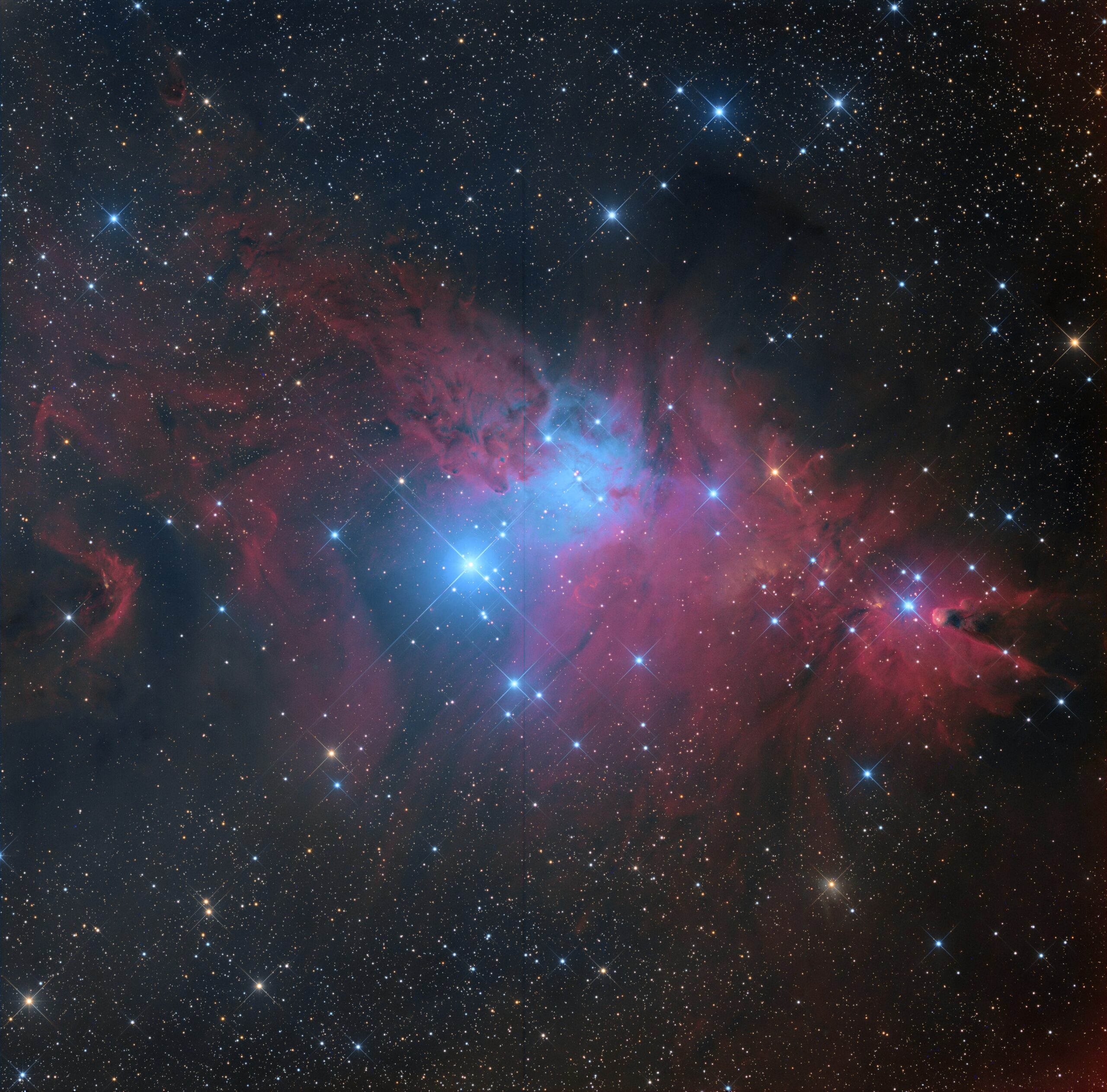 NGC 2264, Telescope Live, Chile, 2020
