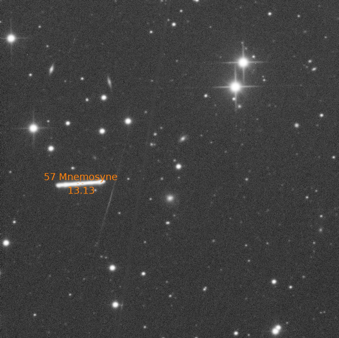 Asteroid 57 Mnemosyne