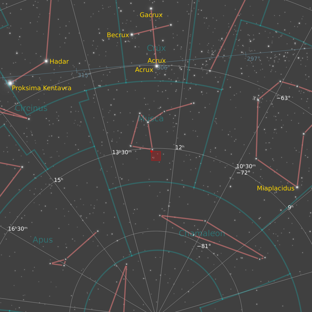 NGC 4372 Finder Chart