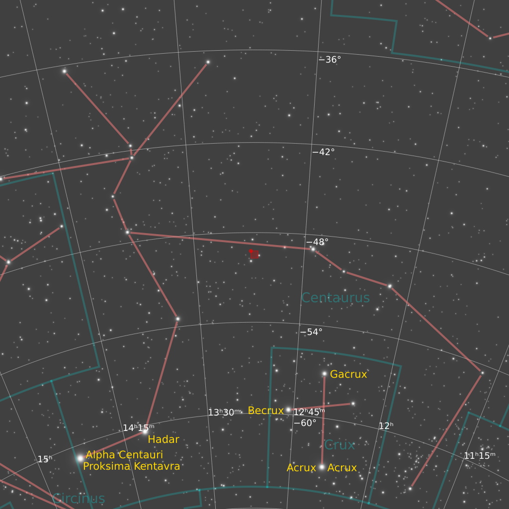 NGC 4945 Finder Chart
