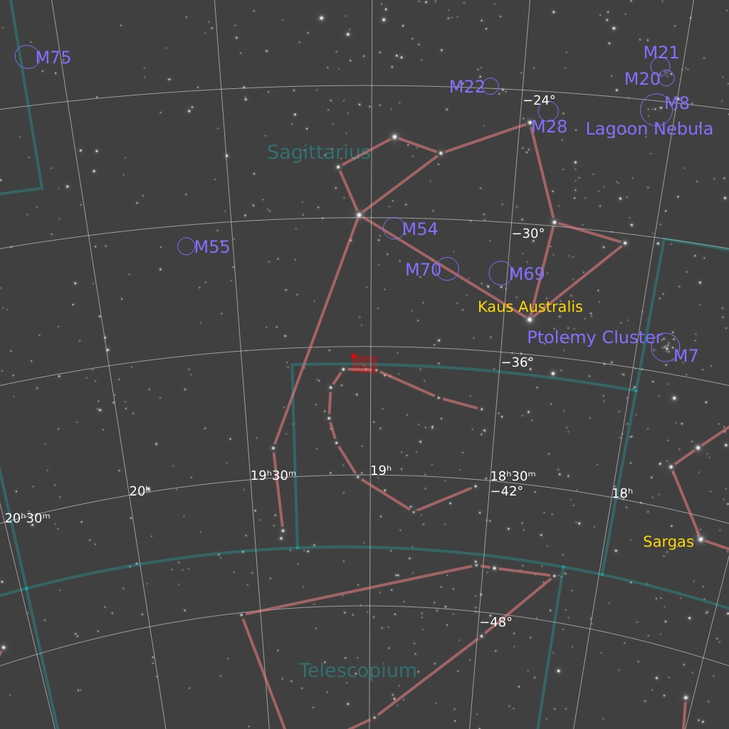 NGC 6726 Finding Chart