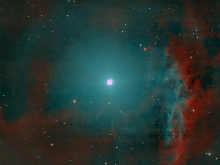 NGC 3242, Telescope Live, Chile, 2024