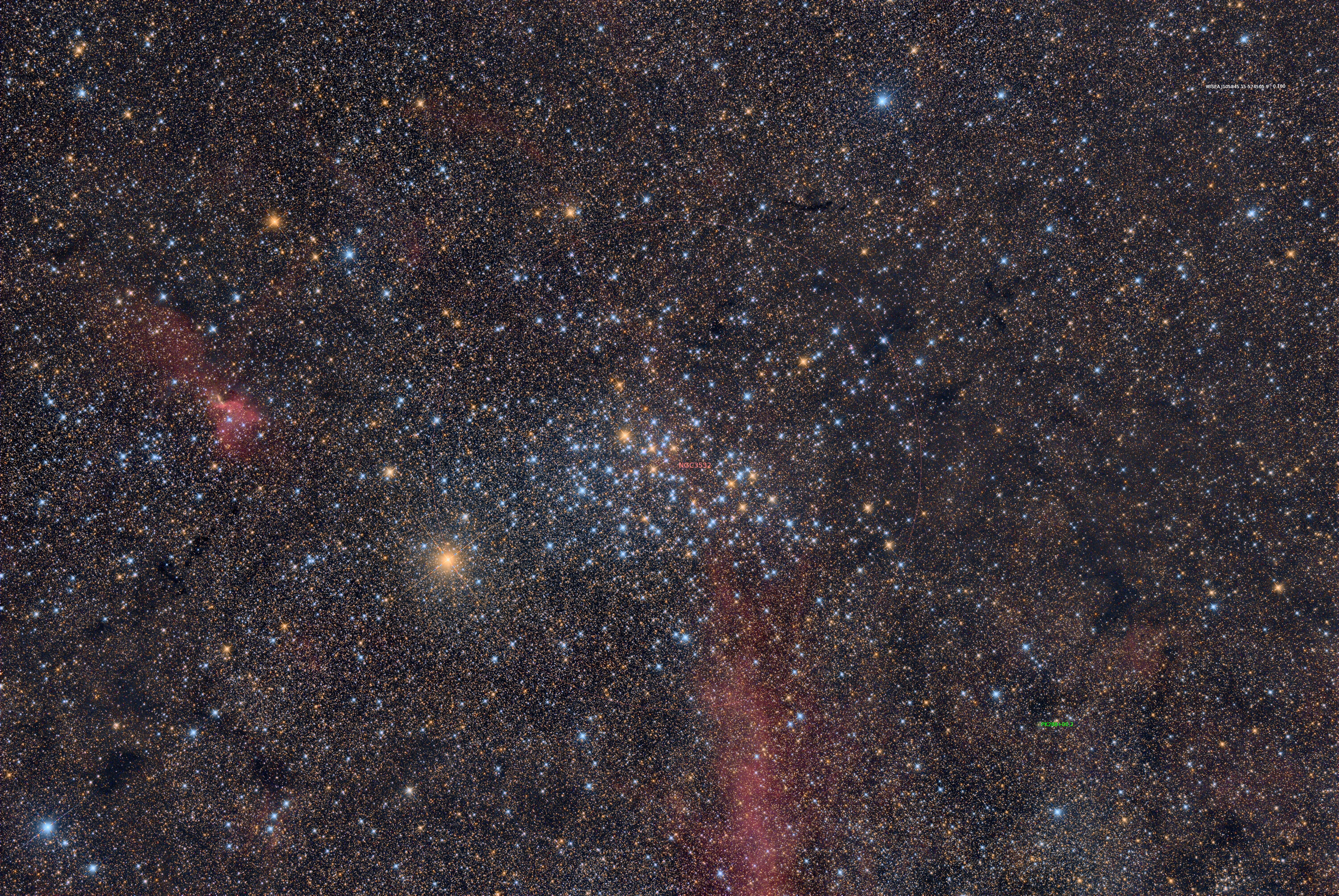NGC 3532, VdS remote Hakos, Namibia, 2024