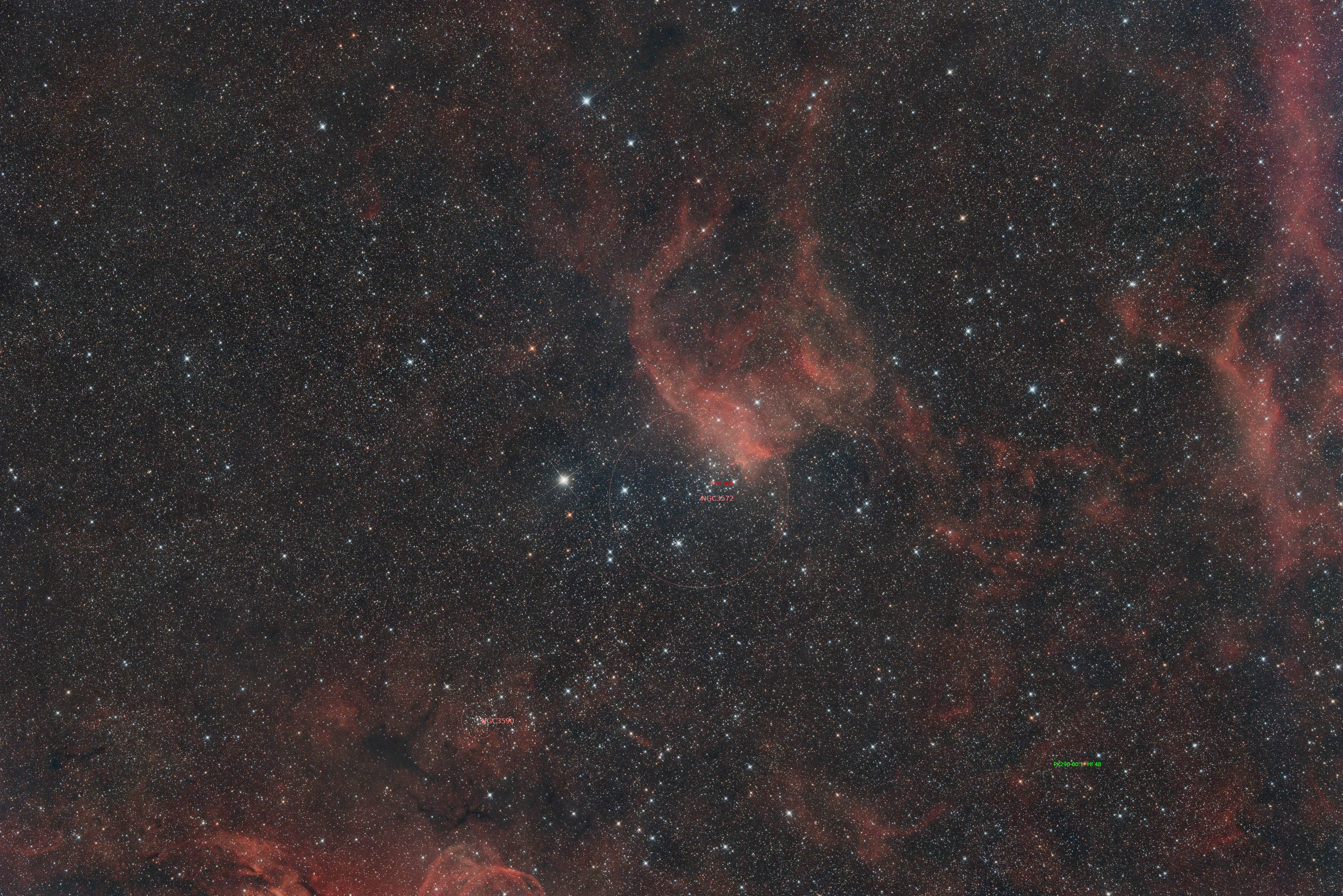 NGC 3572 annotated