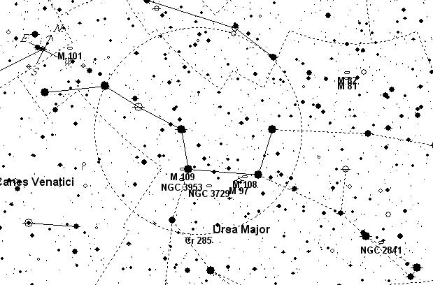 NGC 3953 Finder Chart