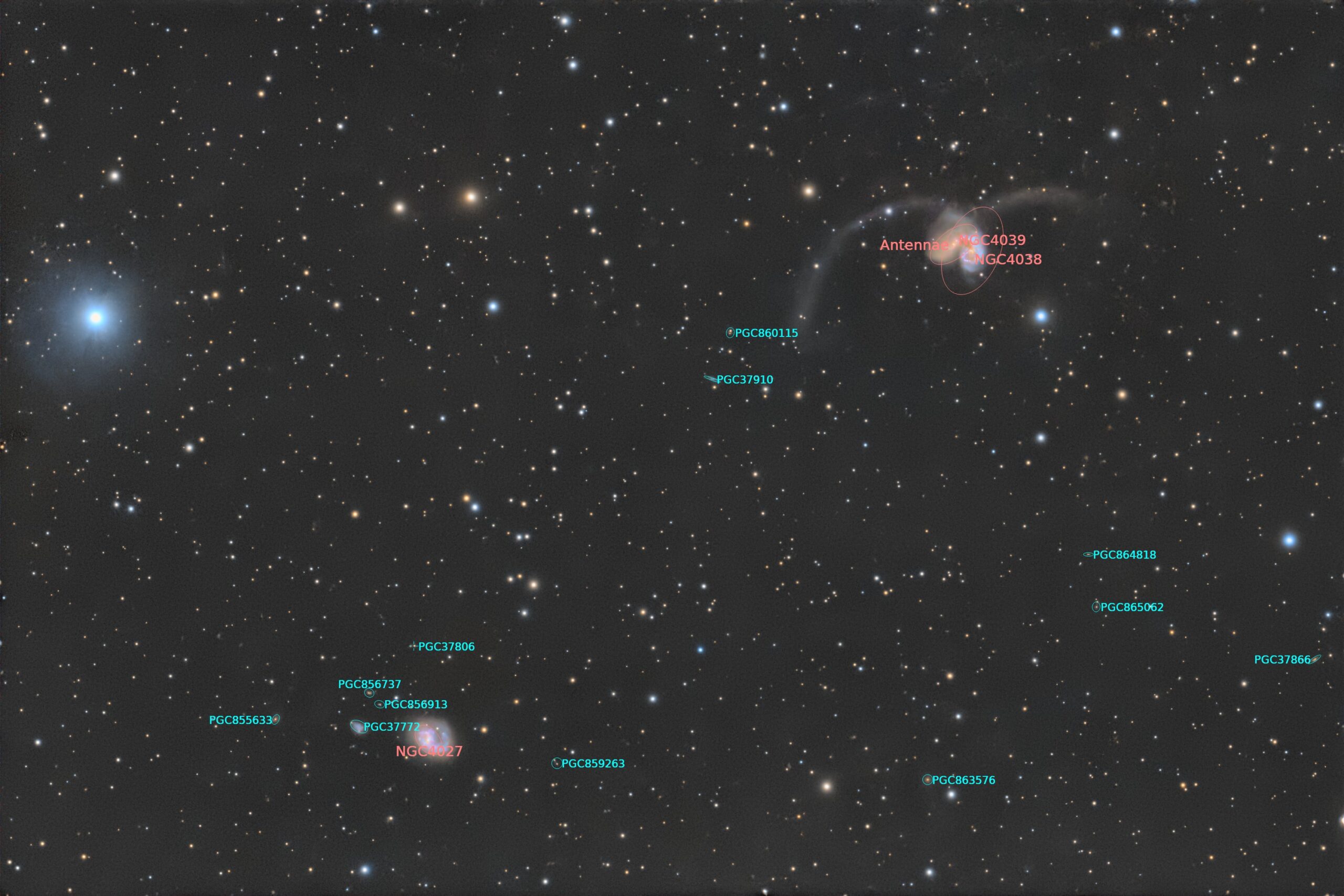 NGC 4038/39 annotated