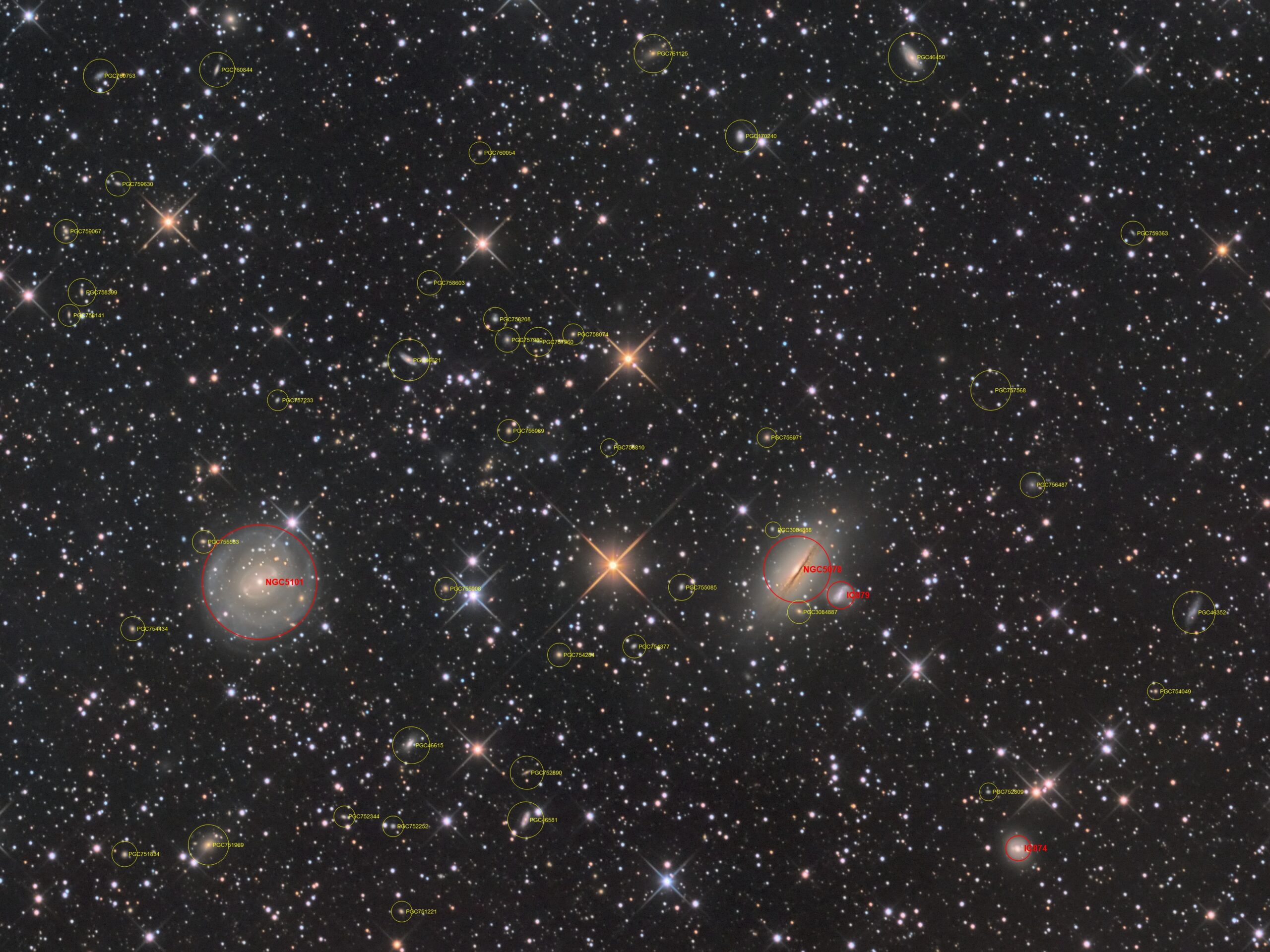 NGC 5078 annotated