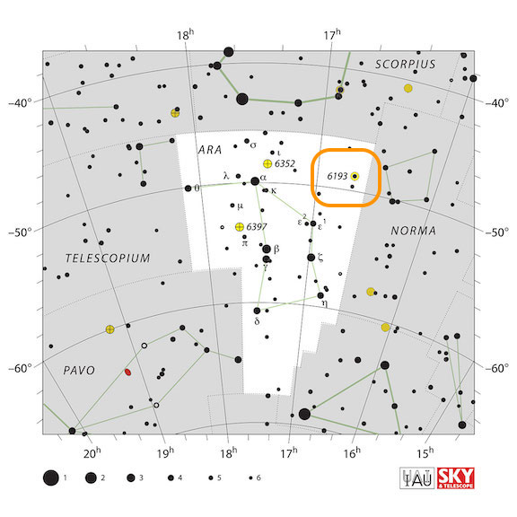 NGC 6188 Finder Chart