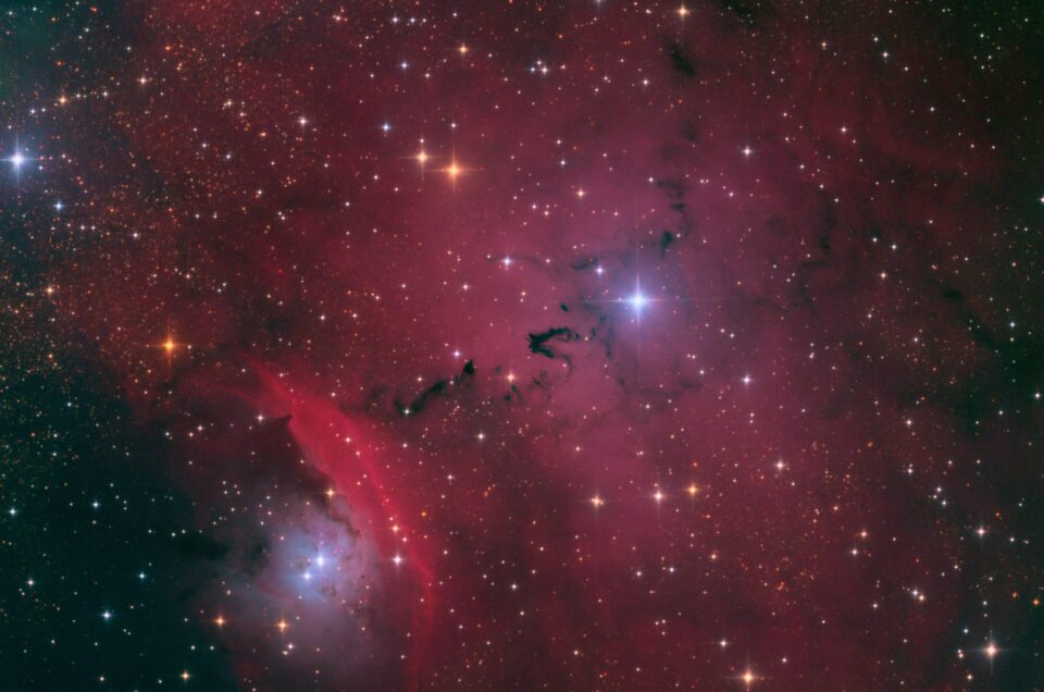 NGC 6559, Telescope Live, Chile, 2022