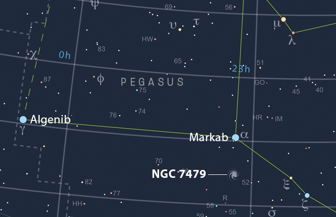 NGC 7479 Finder Chart