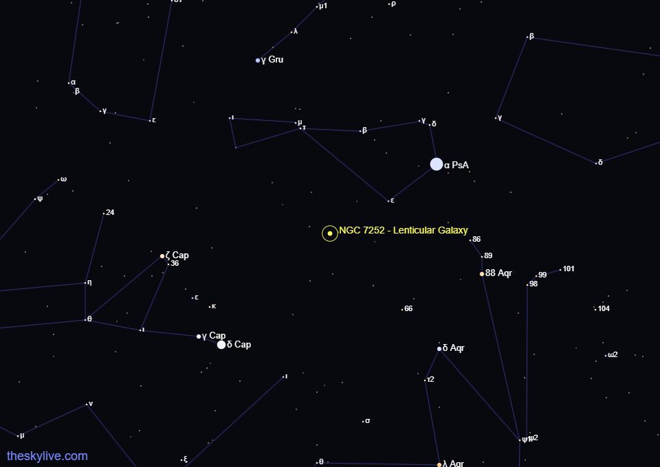 NGC 7252 Finder Chart
