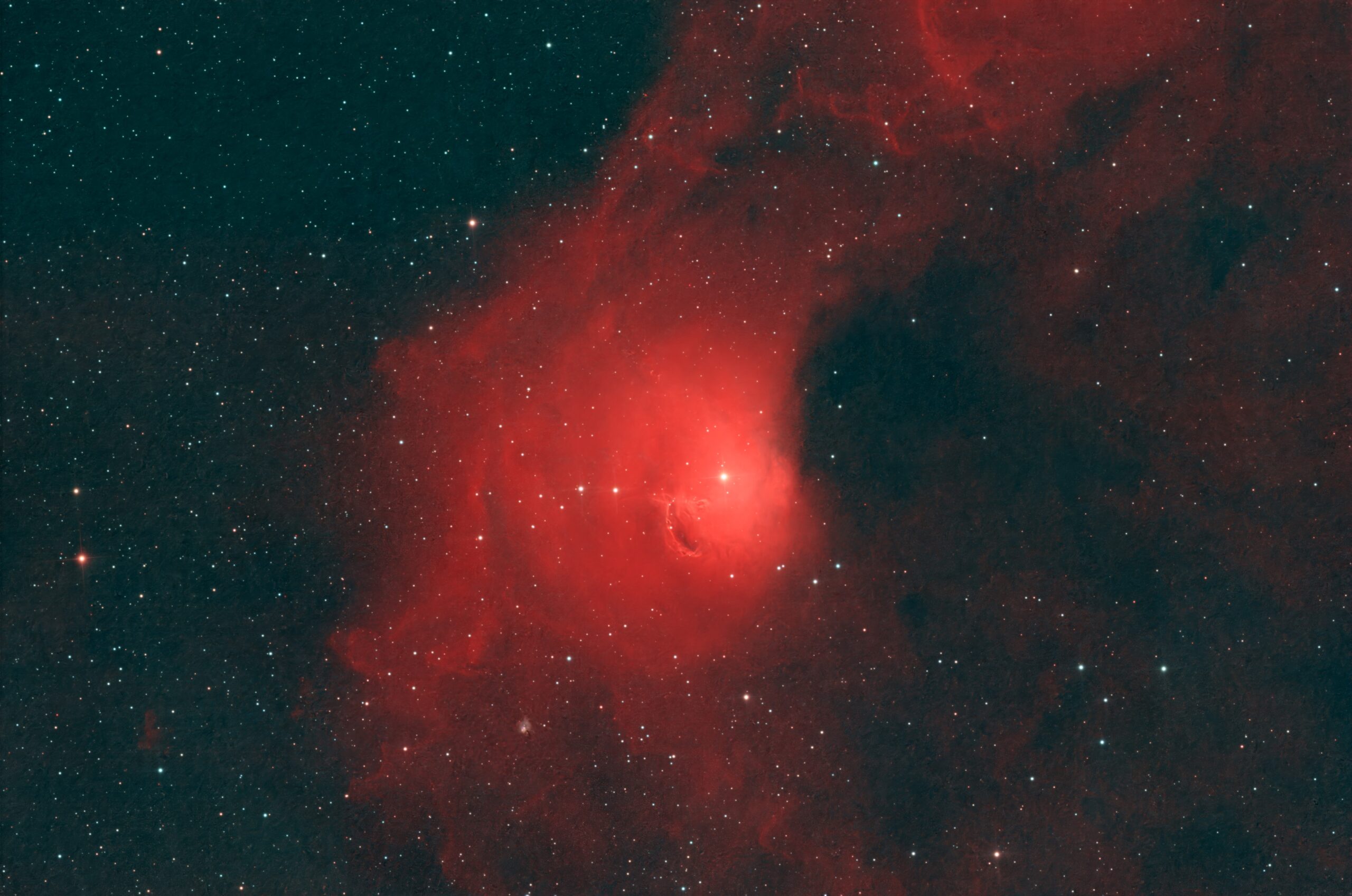 Sh2-297 (HOO), Telescope Live, Chile, 2023