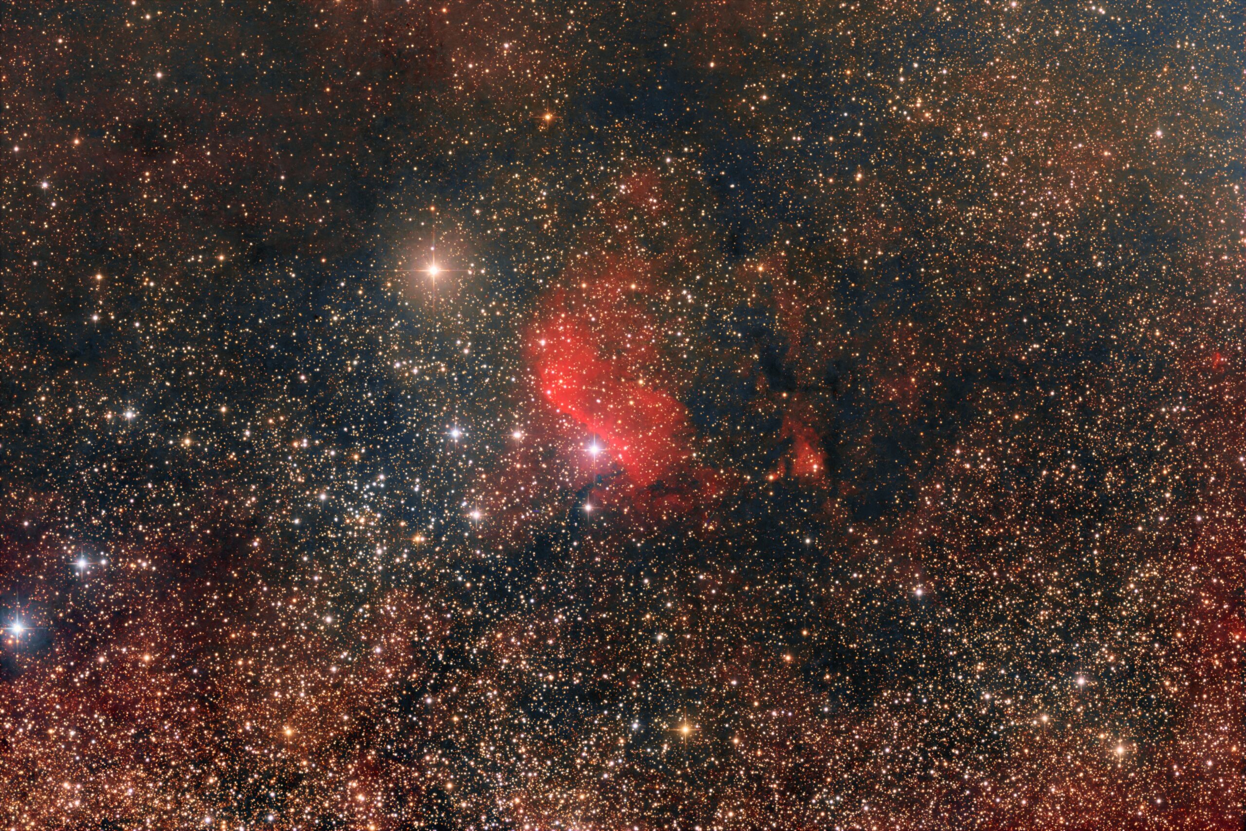 Sharpless 65 (Newton), VdS-remote, Hakos, Namibia, 2025