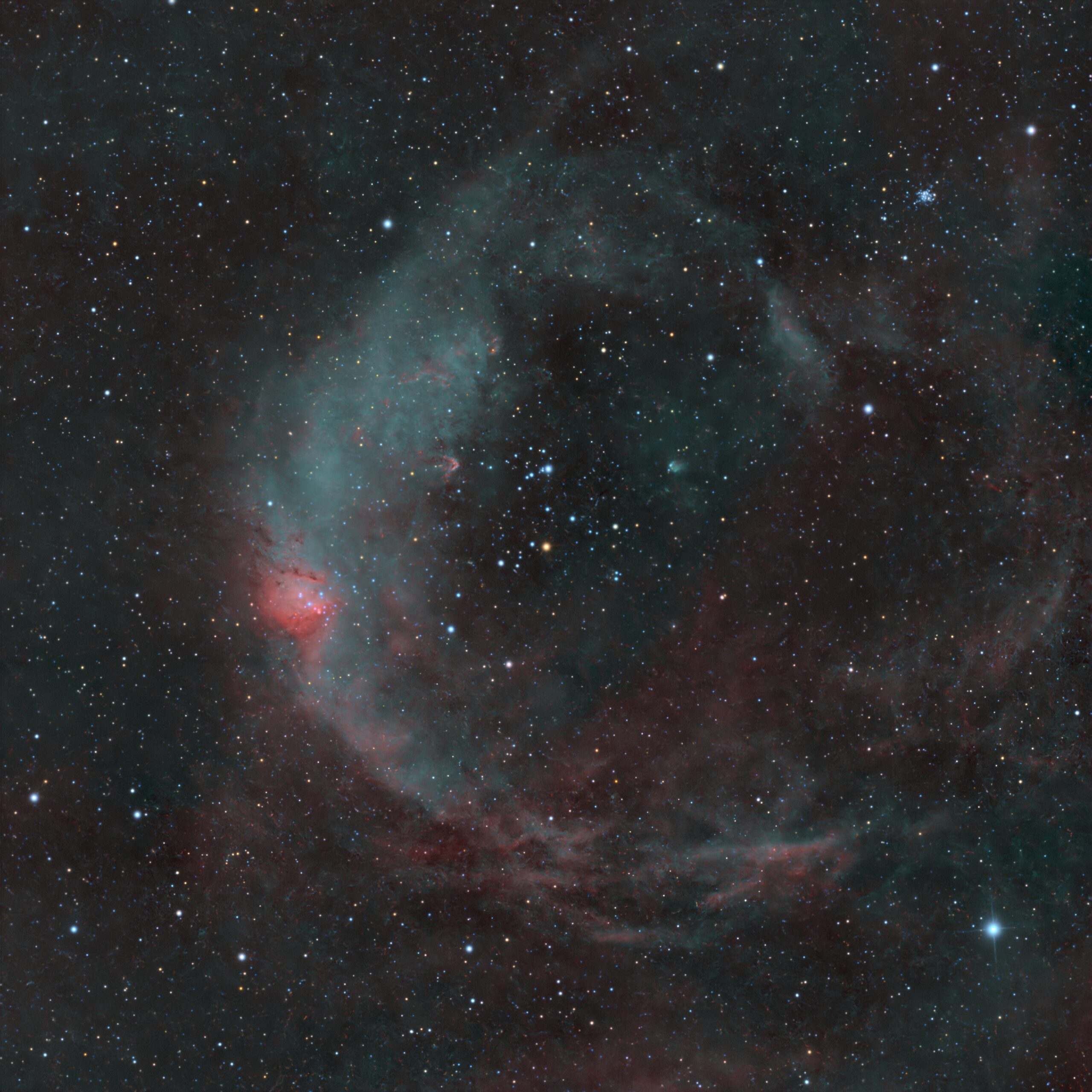 NGC 1923. Telescope Live, Chile, 2024