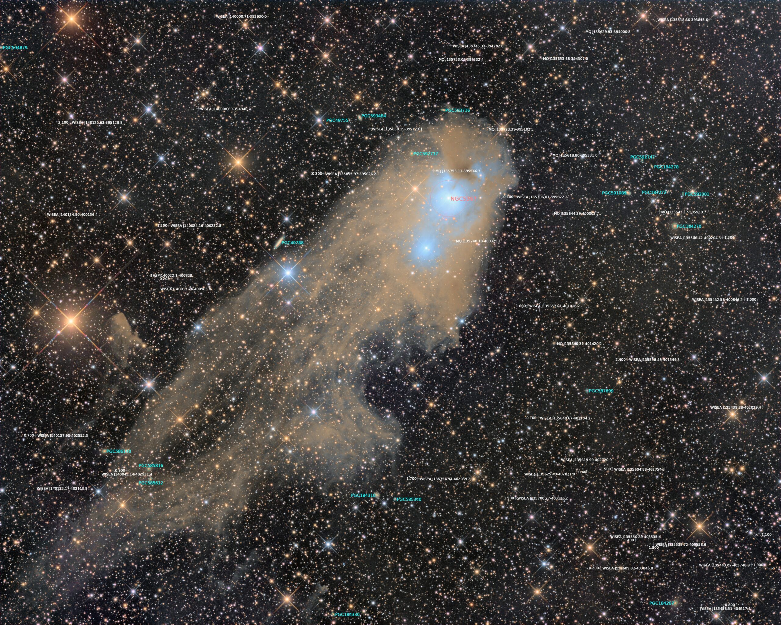 NGC 5367 annotated