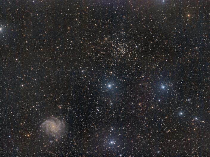 NGC 6939 and NGC 6946, Banon, France, 2010