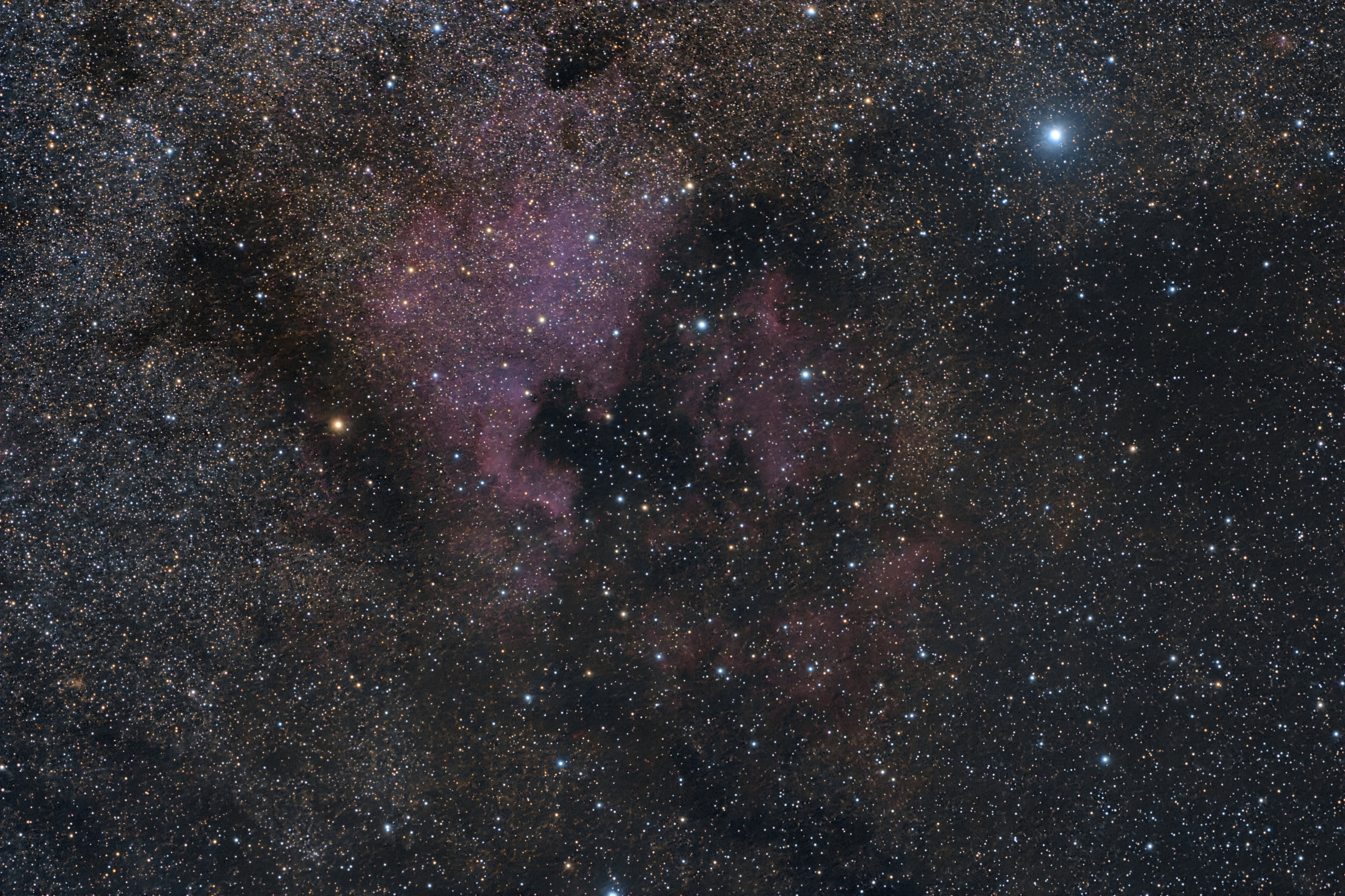 NGC 7000, Hakos, Namibia, 2005